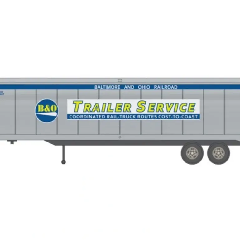Walthers 949-2315 HO Baltimore & Ohio 40' Trailer (Pack of 2) - Your Source for Gaming Essentials