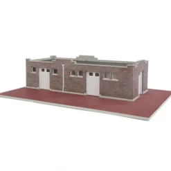 Walthers 933-4056 HO Brick Mission-Style Santa Fe Freight House Kit - Your Source for Gaming Essentials