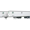 Walthers 949-2203 HO Burlington Northern 45' Stoughton Trailer (Pack of 2) - Your Source for Gaming Essentials