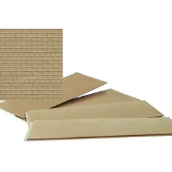 Walthers 933-3524 HO Dark Cream Brick Sheet 4 x 9-3/4 10.1 x 24.7cm (Pack of 4) - Your Source for Gaming Essentials