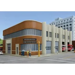 Walthers 933-3765 HO Fire Department Headquarters Building Kit - Your Source for Gaming Essentials