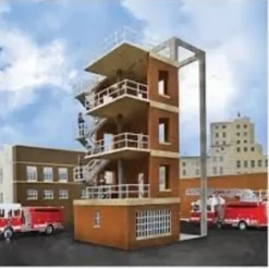 Walthers 933-3766 HO Fire Department Drill Tower Building Kit - Your Source for Gaming Essentials