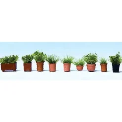 Walthers 949-1083 HO Potted Foliage Plants - Botanicals pkg(9) - Your Source for Gaming Essentials