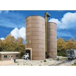 Walthers 933-4036 HO Rail-to-Road Aggregate Transfer Industrial Building Kit - Your Source for Gaming Essentials