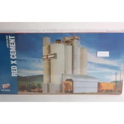Walthers 933-3704 HO Red X Cement Limited Run Structure Building Kit - Your Source for Gaming Essentials