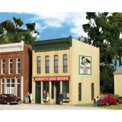 Walthers 933-3659 HO Robert's Used Books Building Kit - Your Source for Gaming Essentials