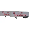 Walthers 949-2314 HO Santa Fe 40' Trailer 2-Pack - Assembled - Your Source for Gaming Essentials