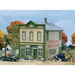 Walthers 933-3650 HO Scale River Road Mercantile Building Kit - Your Source for Gaming Essentials