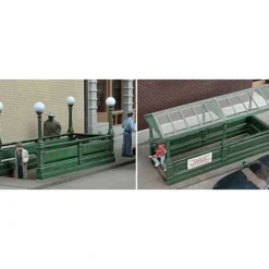 Walthers 933-3762 HO Subway Entrance Builds 2 Complete Models Kit - Your Source for Gaming Essentials