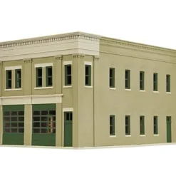 Walthers 933-4022 HO Two-Bay Fire Station Building Kit - Your Source for Gaming Essentials