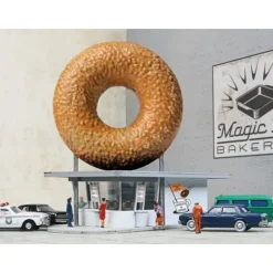 Walthers 933-3835 N Hole-In-One Donut Shop Building Kit - Your Source for Gaming Essentials