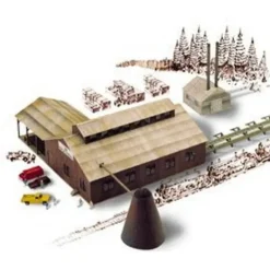 Walthers 933-3236 N Mountain Lumber Co. Sawmill Industrial Building Kit - Your Source for Gaming Essentials