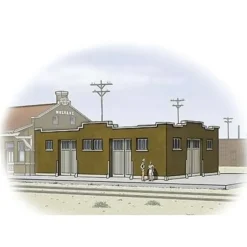 Walthers 933-3804 N Santa Fe-Style Brick Freight House Building Kit - Your Source for Gaming Essentials