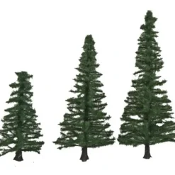 Walthers 949-1159 Pine Trees with Pin Base 1.56"-3.37" (Pack of 10) - Your Source for Gaming Essentials