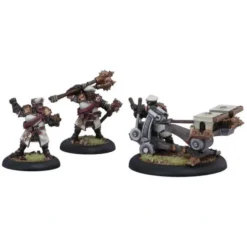 Warmachine Deliverer Sunburst Crew Weapon Crew Unit #32026 Unpainted Miniature - Your Source for Gaming Essentials