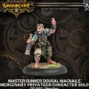 Warmachine Mercenaries Master Gunner Dougal Macnaile Privateer Solo Unpainted - Your Source for Gaming Essentials