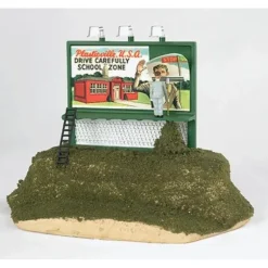 Williams 42602 O Plasticville School Zone Operating Billboard - Your Source for Gaming Essentials
