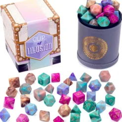 Wiz Dice Cup Of Illusion: 35 Polyhedral Dice in 5 Complete Sets - Your Source for Gaming Essentials