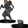 WizKids Wardlings Painted Miniatures: (W2) Girl Rogue & Badger - Your Source for Gaming Essentials