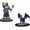 WizKids Wardlings Painted Miniatures: (W1) Girl Cleric & Winged Cat - Your Source for Gaming Essentials