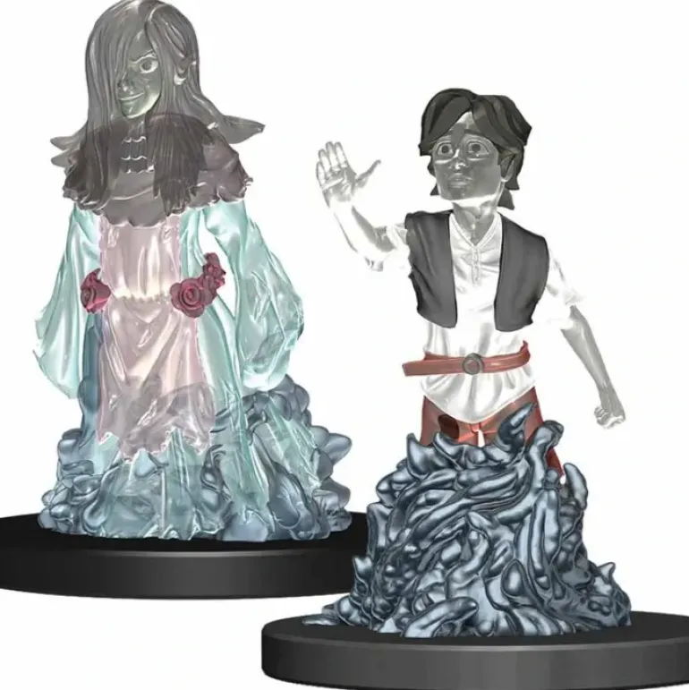 WizKids Wardlings Painted Miniatures: (W3) Ghost: (Male & Female) - Your Source for Gaming Essentials