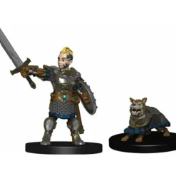 WizKids Wardlings Painted Miniatures: (W2) Boy Fighter & Battle Dog - Your Source for Gaming Essentials