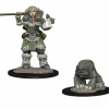 WizKids Wardlings Painted Miniatures: (W1) Girl Druid & Stone Creature - Your Source for Gaming Essentials