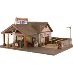Woodland Scenics BR5048 HO Built-&-Ready Ethyl''''s Gas & Service Building - Your Source for Gaming Essentials