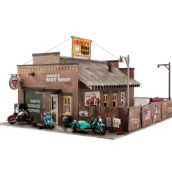 Woodland Scenics PF5895 O Deuce's Bike Shop Building Kit - Your Source for Gaming Essentials