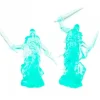 Wraith Slayers (2) #77641 Bones Unpainted Translucent Blue Plastic - Your Source for Gaming Essentials