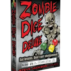 Zombie Dice: Deluxe Dice Game - Eat Brains, Don't Get Shotgunned - Your Source for Gaming Essentials